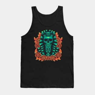 Skull Anubis Illustration Tank Top